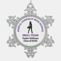 Purple High School Drill Team Dancer Personalized
