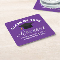 Purple High School Reunion Personalized Party