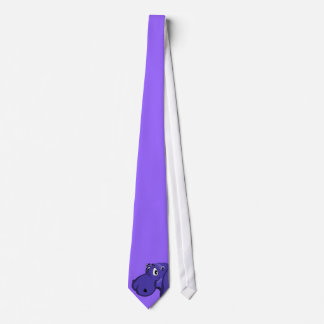 Purple Hippo Tie