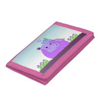 Purple Hippo with Hat