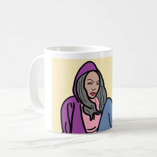 Purple Hoodie Coffee Mug