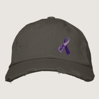 Purple Hope Spirit Day Ribbon Awareness Embroidered Baseball Hat