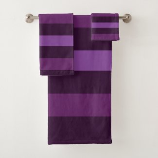 Purple Horizontal Stripes Pattern