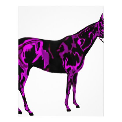 Purple Horse Art Letterhead