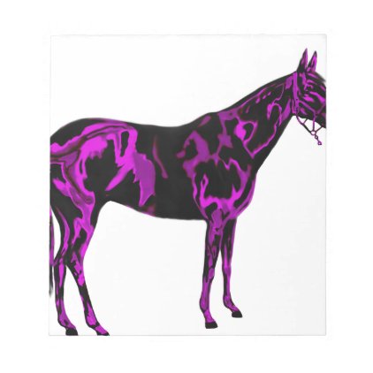 Purple Horse Art Notepad