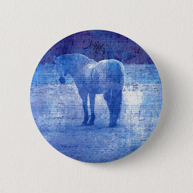 Purple Horse Button (Front)