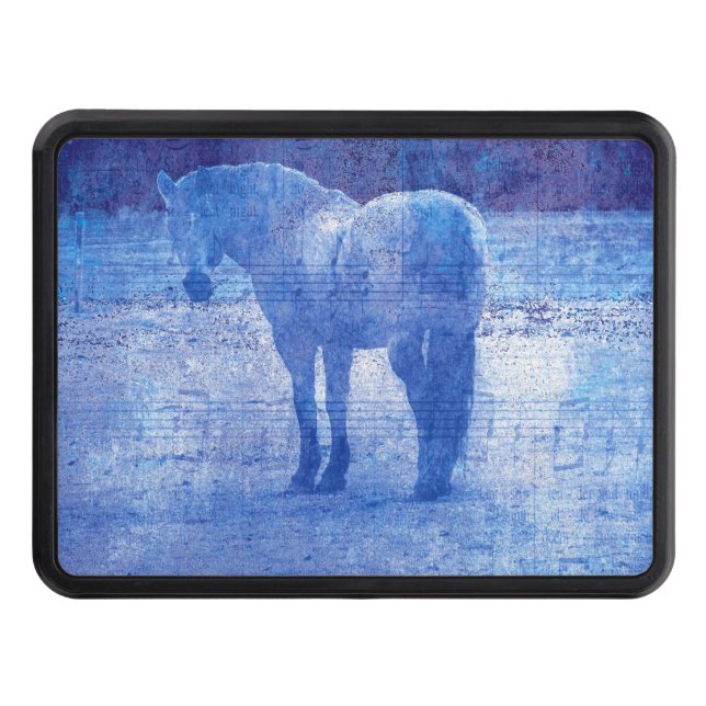 Purple Horse Hitch Cover (Front)