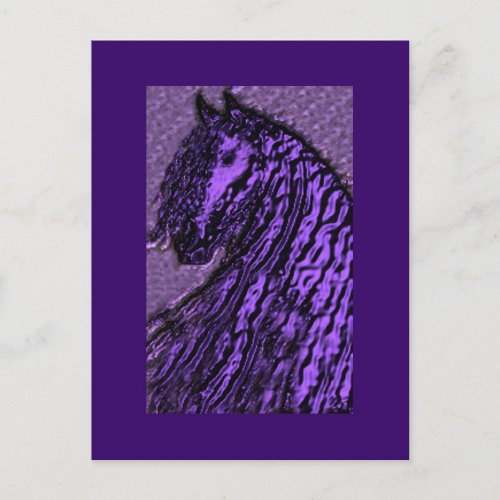 Purple Horse Postcards