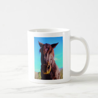 Purple Horse w/ Green Mouth Coffee Mug