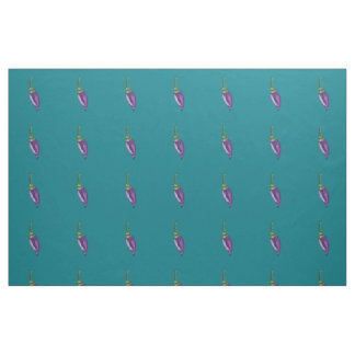 Purple Hot Peppers Fabric