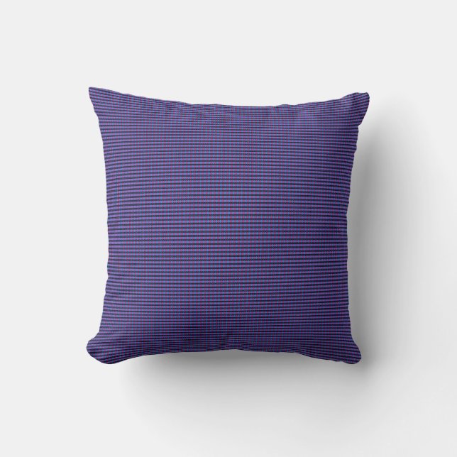 Purple hot pink pattern throw pillow (Front)