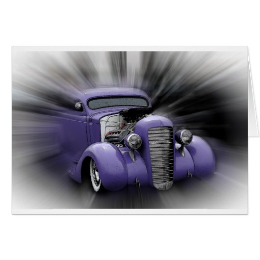 Purple Hot Rod Cards (Front Horizontal)