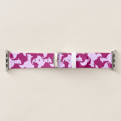 Purple Houndstooth Pattern Choose color Watch band