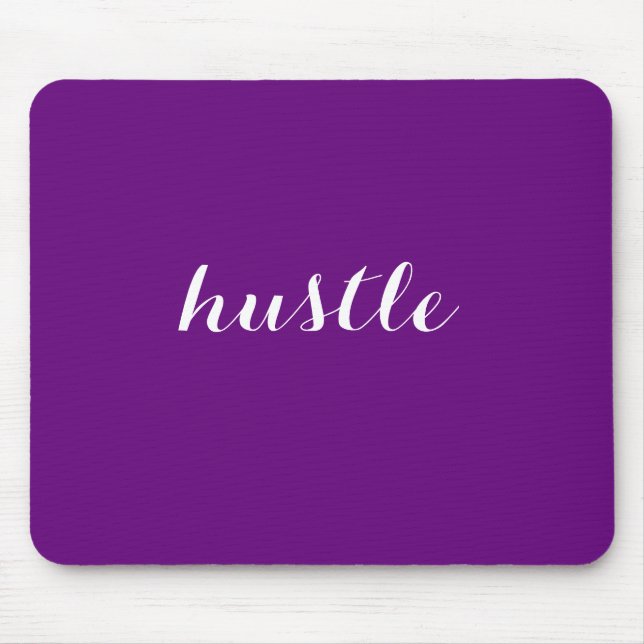Purple Hustle Mouse Pad (Front)