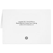 Purple Hyacinth Cards (Back Horizontal)