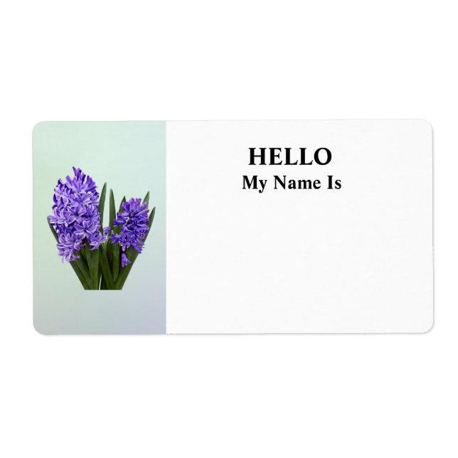 Purple Hyacinth Duo Label (Front)