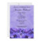 Purple Hydrangea Bridal Shower Invitation