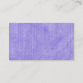 Purple Hydrangea Flower Custom Business Card (Back)