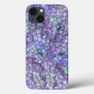 Purple hydrangea flowers iPhone 13 case