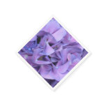 Purple Hydrangea Flowers Paper Napkins