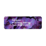 Purple Hydrangea Label