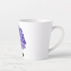 Purple Hydrangea latte mug