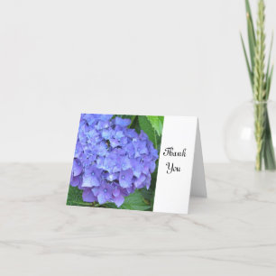 Purple Hydrangea Thank You Card