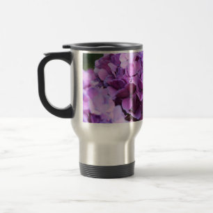 Purple Hydrangea Travel/Commuter Mug