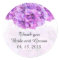 Purple hydrangea wedding stickers hydrangea4