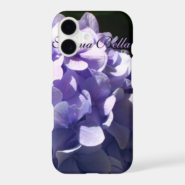 Purple Hydrangrea Iphone Case (Back)