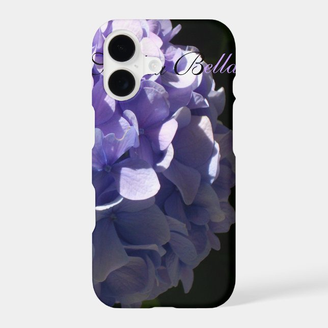 Purple Hydrangrea Iphone Case (Back)