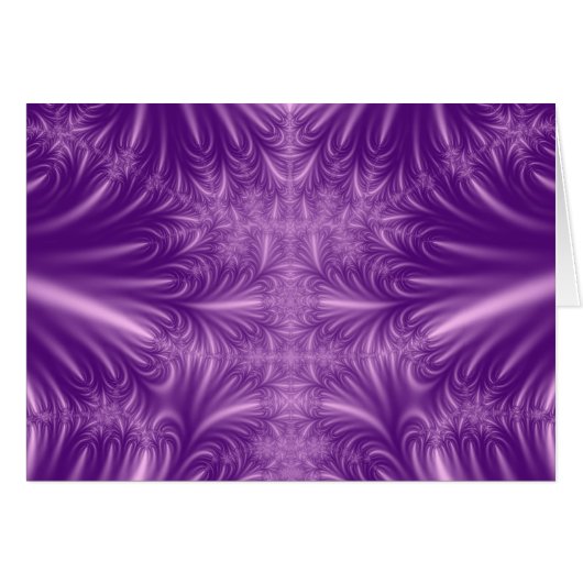 Purple Ice Crystals Cards (Front Horizontal)