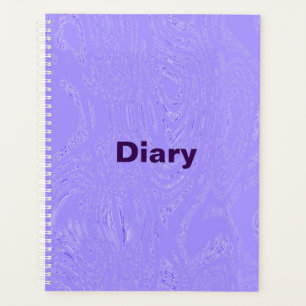 Purple Ice Diary Spiral Notebook