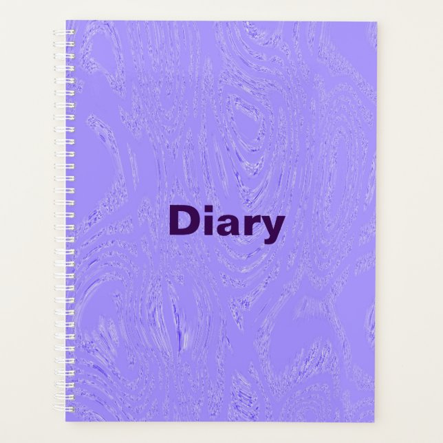 Purple Ice Diary Spiral Notebook (Front)