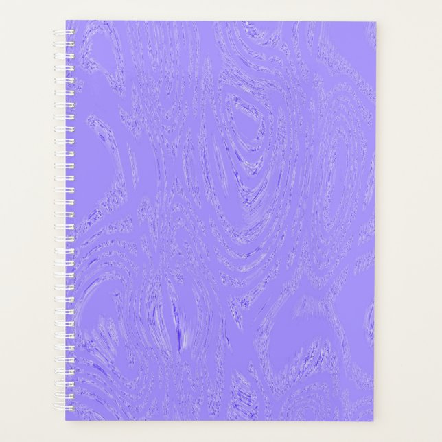 Purple Ice Spiral Notebook (Front)
