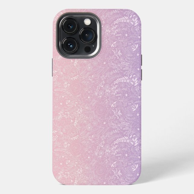 purple icy wind  iphone case (Back)