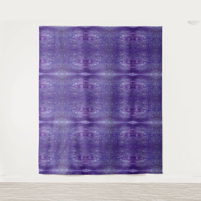 Purple Ikat 6 Tapestry (Front)