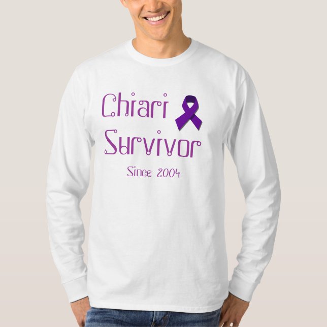 purple_image, Chiari Survivor , Since 2004 T-Shirt (Front)