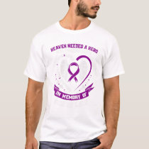Purple In Memory Of Son In Law Pancreatic Cancer A T-Shirt