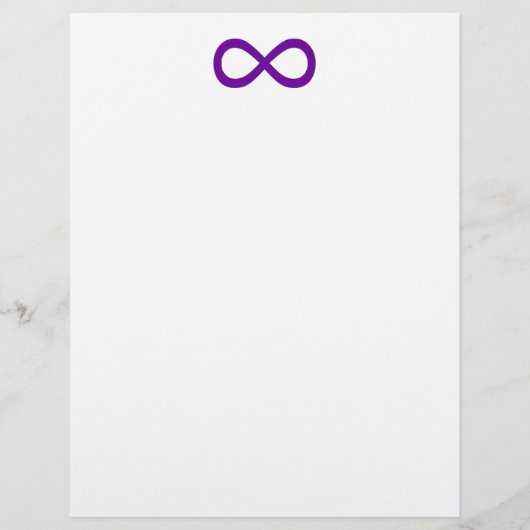 Purple Infinity Symbol (Front)