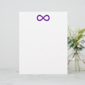 Purple Infinity Symbol (Standing Front)