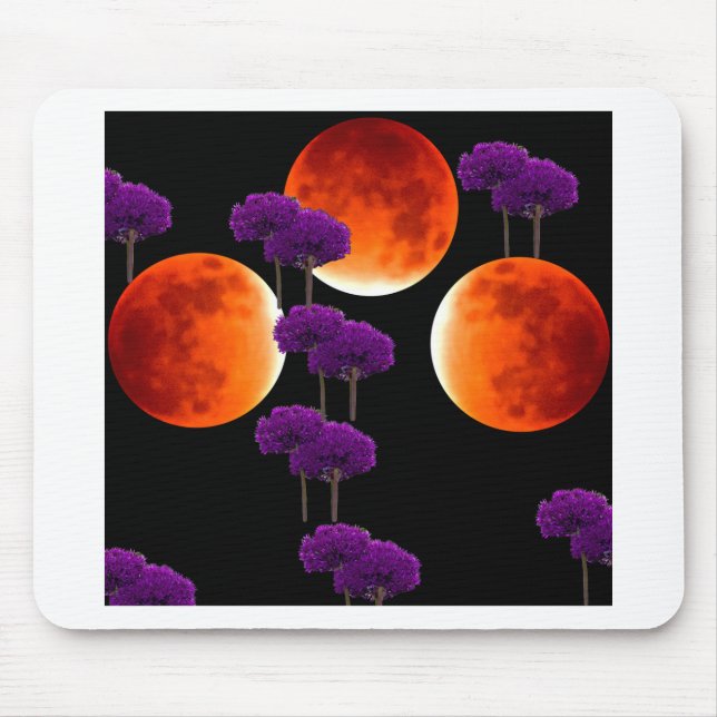 Purple Intrusion Mouse Pad (Front)