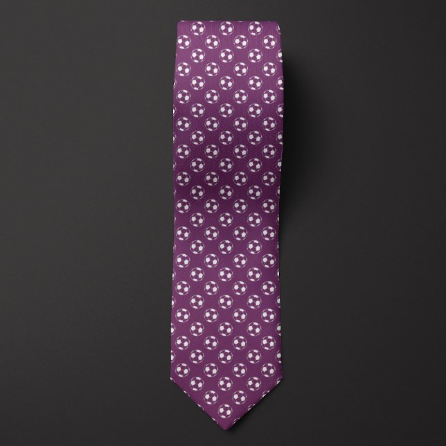 Purple Inverted Soccer Futbol Neck Tie (Creator Uploaded)