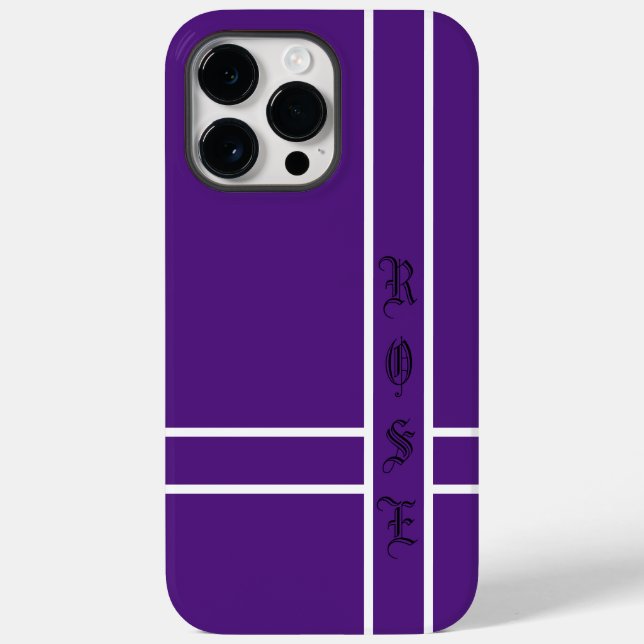 Purple  iPhone 14 Pro Max Cases (Back)