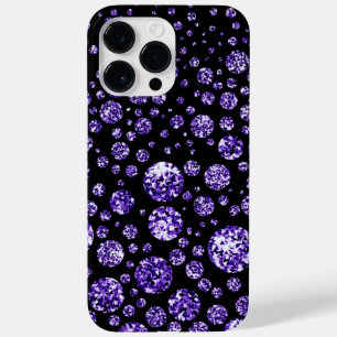 PURPLE IRIDESCENT DIAMOND LOOK Case-Mate iPhone 14 PRO MAX CASE