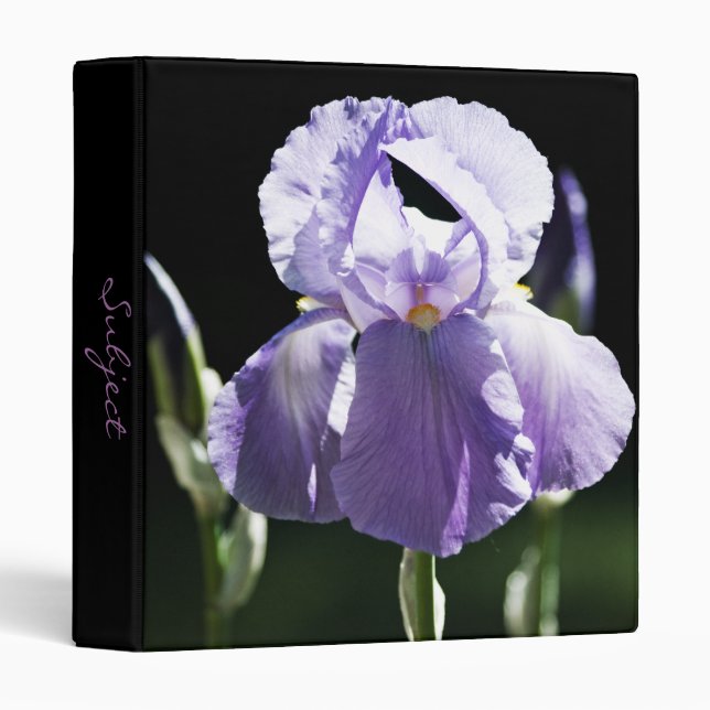 Purple Iris 8393 Binder (Front/Spine)