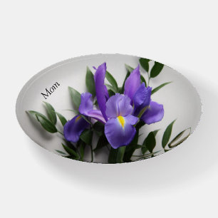 Purple iris arrangement Paperweight