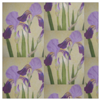 Purple Iris by bbillips Fabric