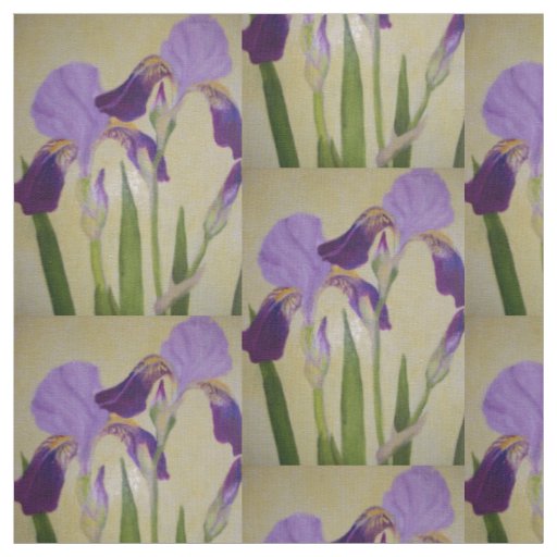 Purple Iris by bbillips Fabric