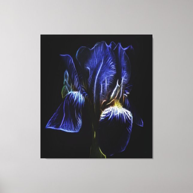 Purple Iris Canvas Print (Front)